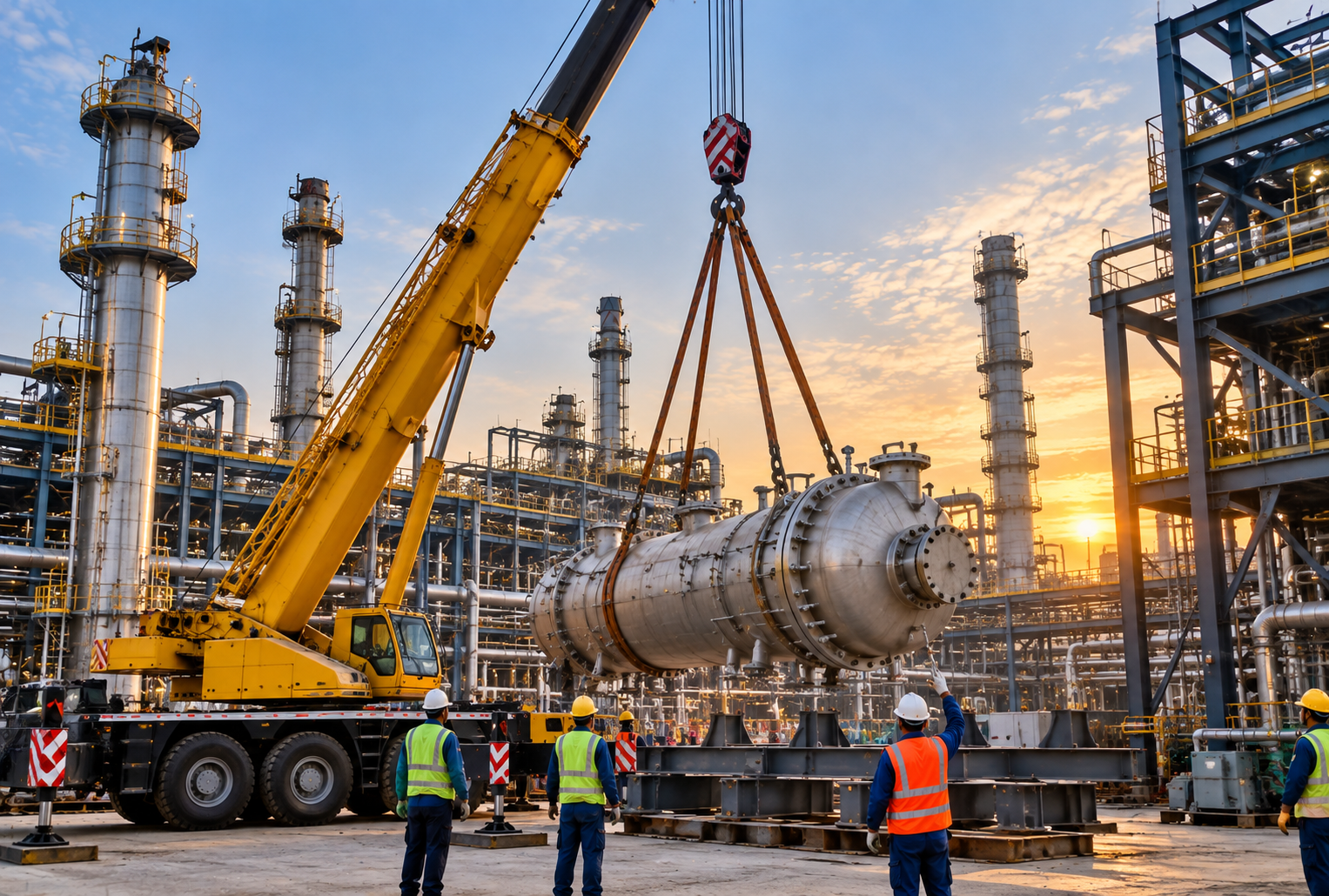 Industrial crane and lifting services